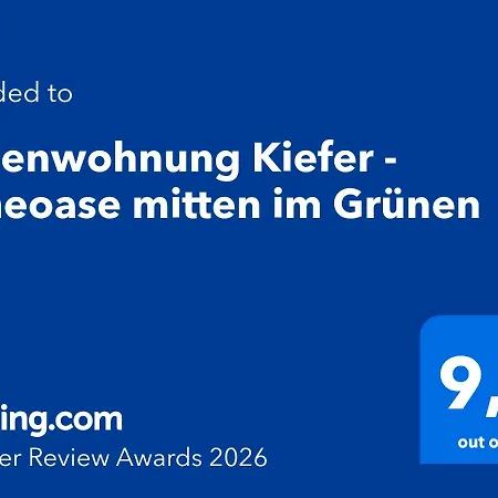 Kiefer - Ruheoase Mitten Im Gruenen Appartement